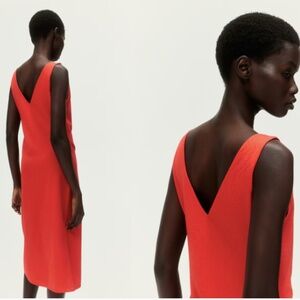 H&M bright red dress Medium; new with tags